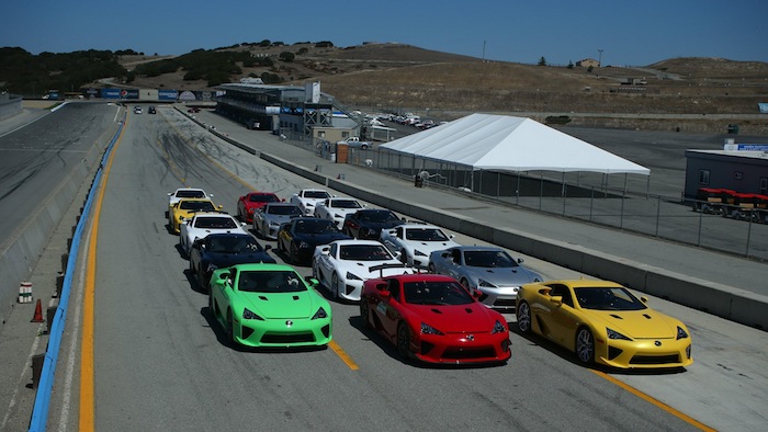 Lexus LFA at Laguna Seca