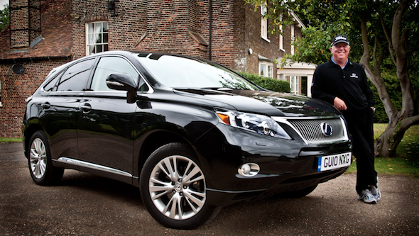 Mark O'Meara with the Lexus RX