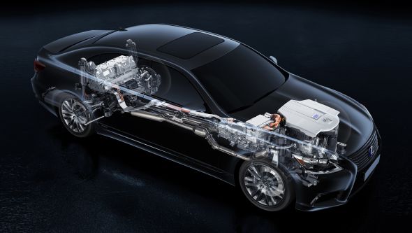 Lexus LS 600H technical
