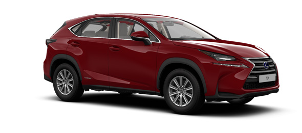 Lexus NX colours Mesa Red