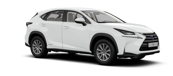 Lexus NX colours Sonic White