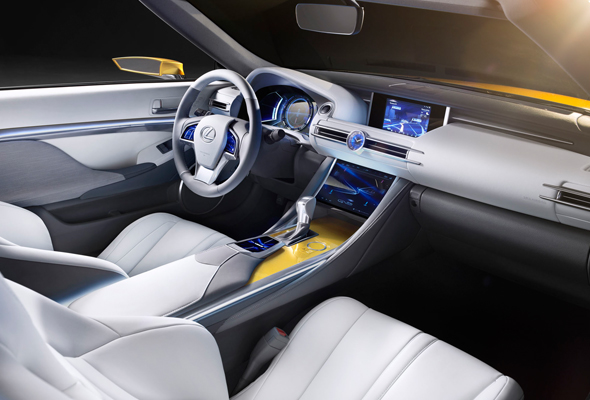 Lexus LF-C2 luxury roadster concept interior