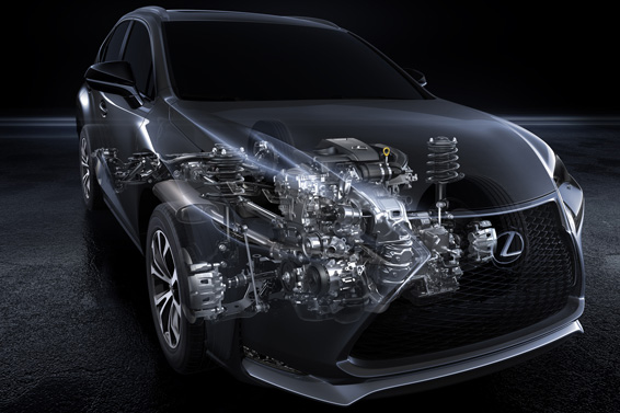 Lexus NX 200t engine