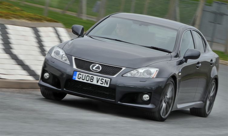 Lexus IS F cornering