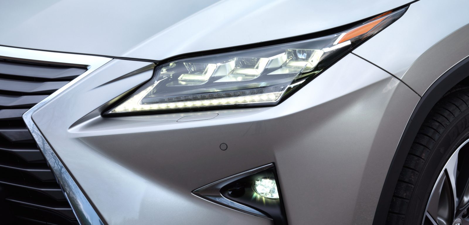 Lexus RX front headlight