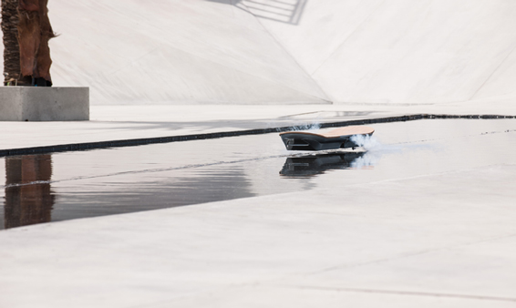 Lexus Hoverboard over water