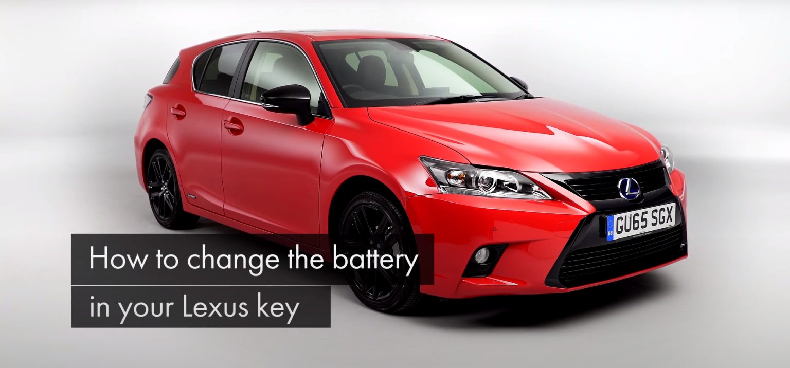 How to Replace the battery in your Lexus key fob Lexus UK Magazine