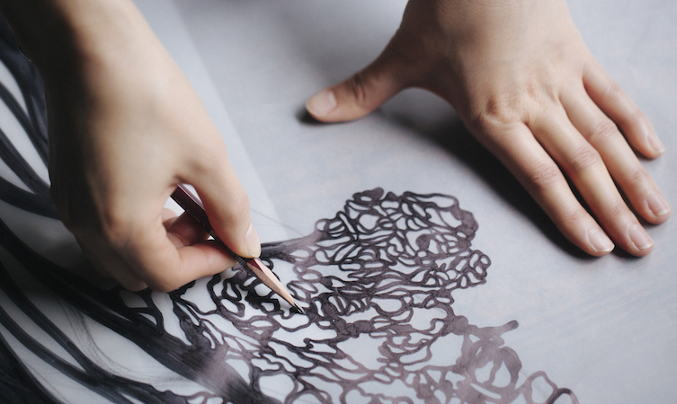 Japanese Papercutting Artist Takes Photos Of Her Paper Cut Art In