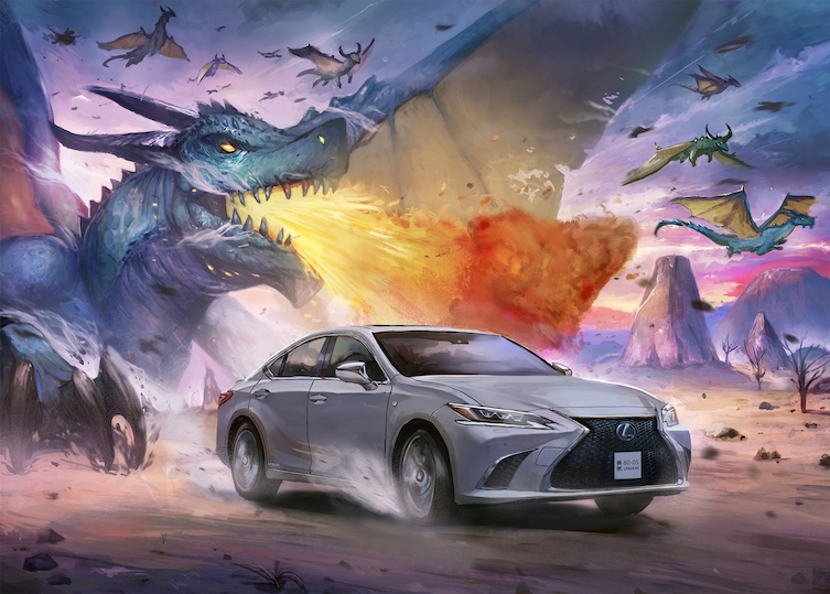 Lexus ES manga