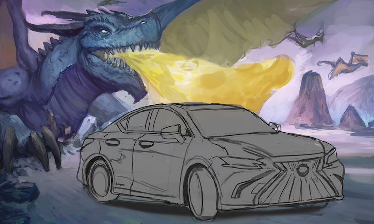 Lexus ES manga