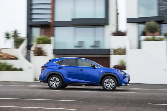 Lexus NX 200t driving