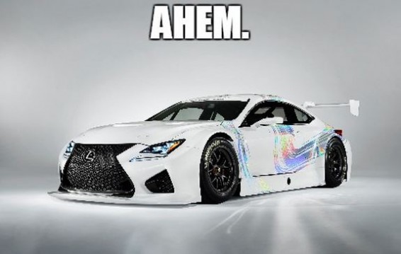 RC F GT3 meme