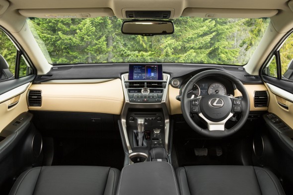 Lexus NX Right-hand drive interior cream