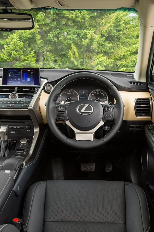 Lexus NX Right-hand drive interior cream trees