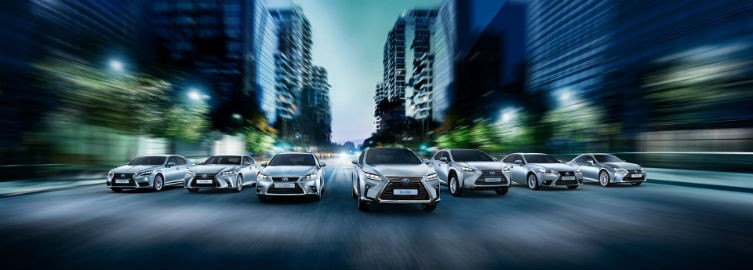 Lexus hybrid range
