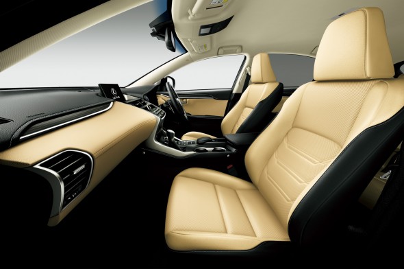 Lexus NX Right-hand drive interior cream