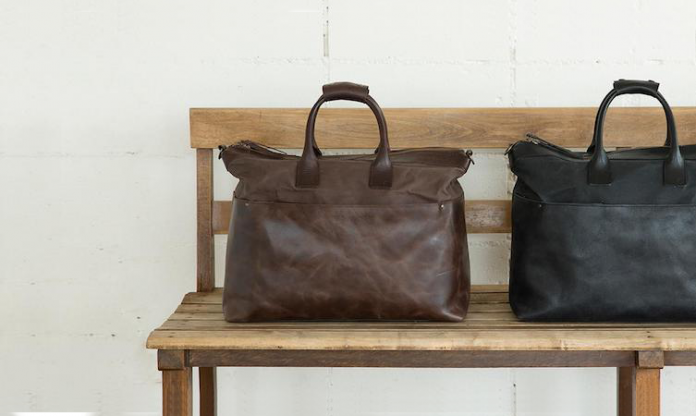 Crafted for Lexus: Roberu Leather Travel Bag
