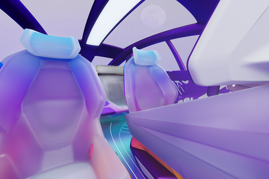 Lexus LF-Z Electrified virtual interiors - Ondrej Zunka