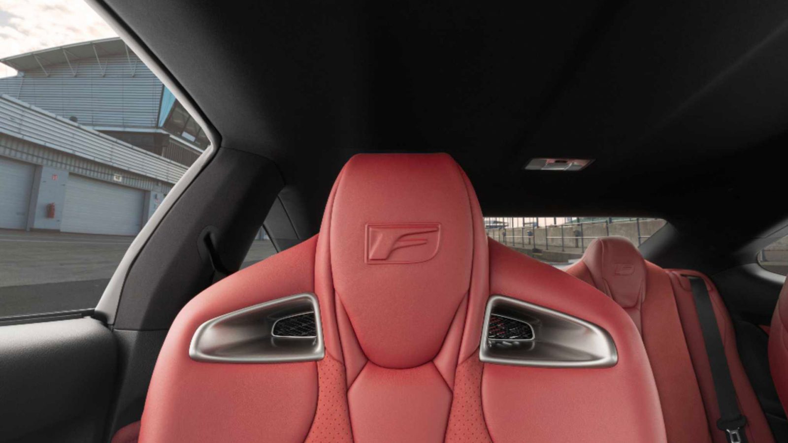 Virtual background of Lexus RC F interior