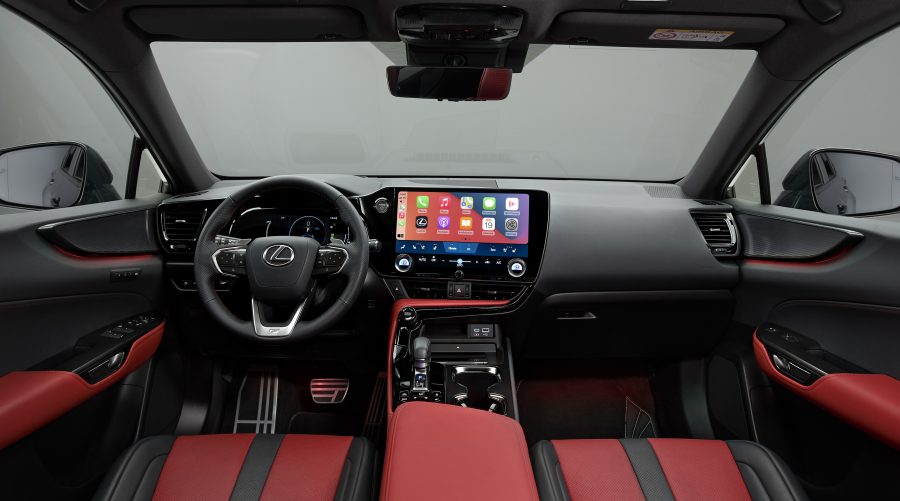 NX 450h+ plug-in hybrid interior