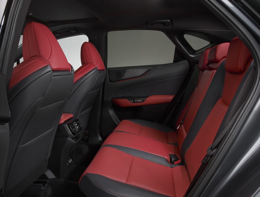 450h+ plug-in hybrid rear seats