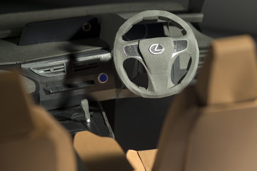 Paper UX steering wheel