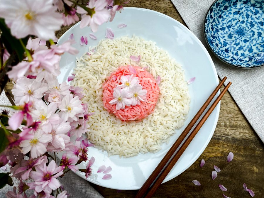 Cherry blossom rice