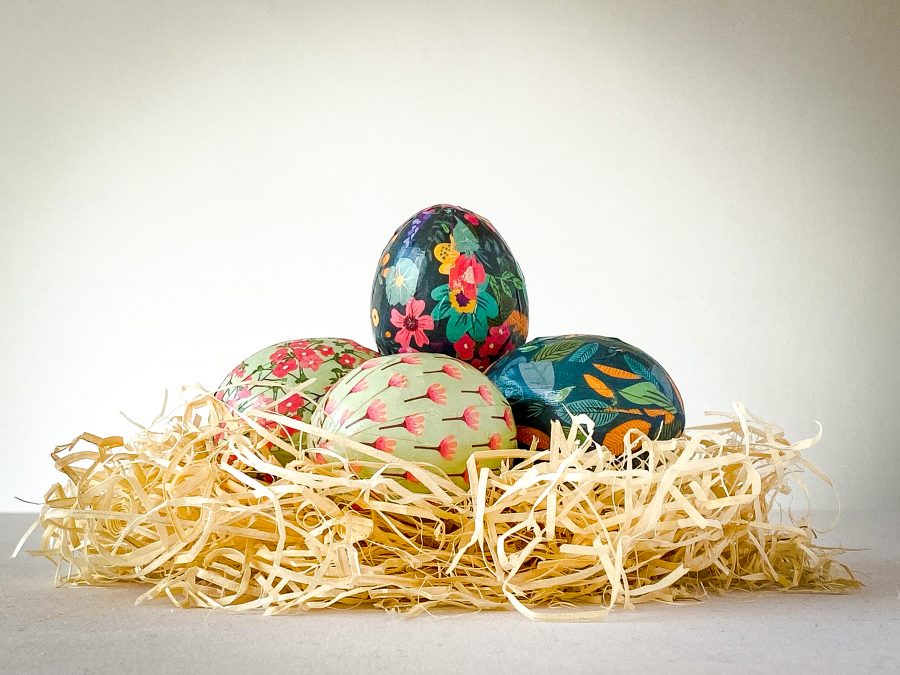 Washi Easter eggs