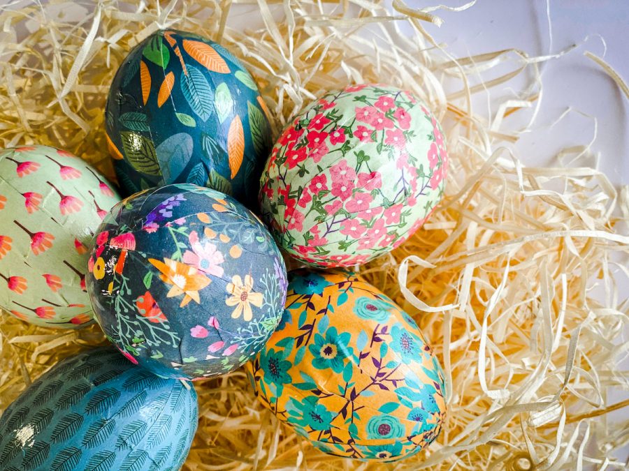Washi Easter eggs
