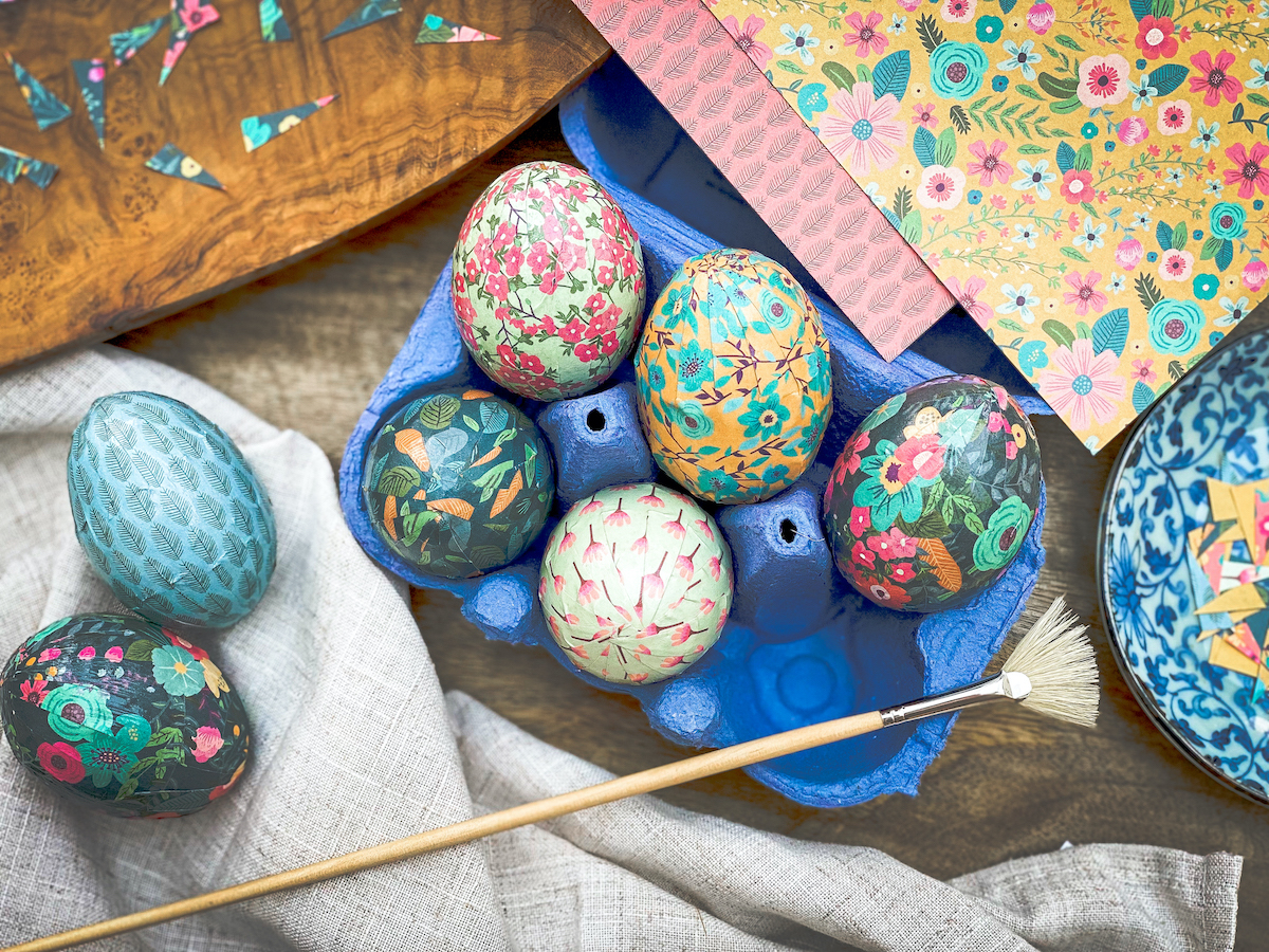 Washi Easter eggs how to make them Lexus UK Magazine