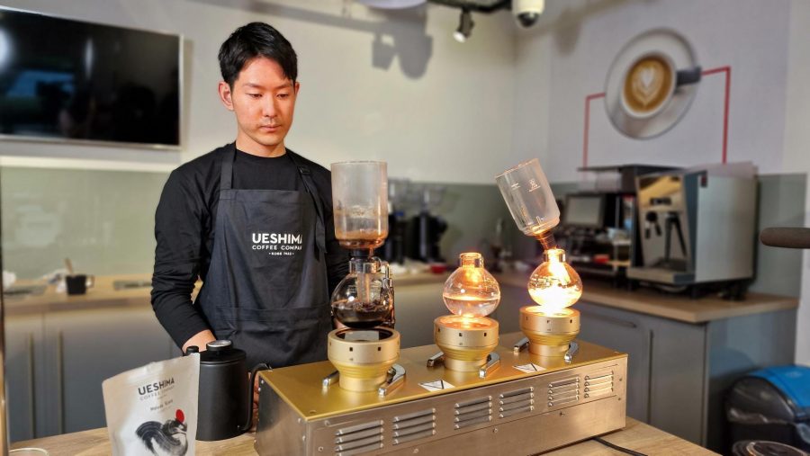 Japanese coffee shop siphon