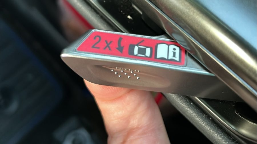 Lexus e-Latch manual exit explained